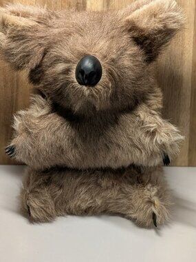 Australian Vintage 10" Koala Real With Real Kangaroo Fur Hard Body
